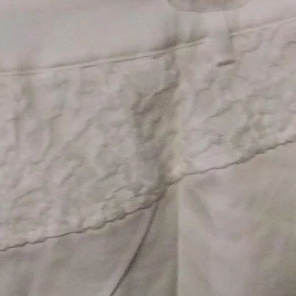 Slim Fit Skirt Casual Lace Panel Slit Office Knee Length Pencil with Pockets (S) - Picture 4 of 8